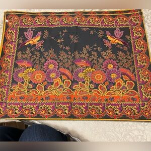 Set of 6 Vintage NWT April Cornell Classic Floral w bird Setting Placemat